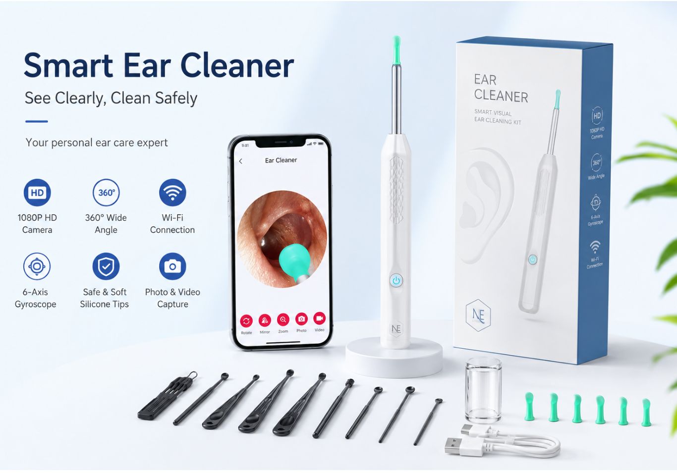 Smart Ear Cleaner - With A Camera